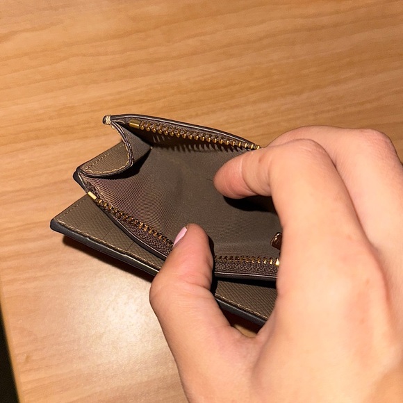 Coach Leather Snap Wallet - Picture 4 of 5